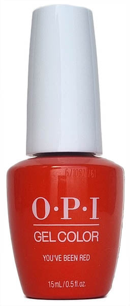 You've Been Red * OPI Gelcolor Universalus OPI Gelcolor