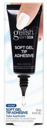Gelish Soft Gel Tip Adhesive Clear – Strong Bond for Soft Gel Tips Gelish Soft Gel