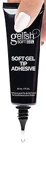 Gelish Soft Gel Tip Adhesive Clear – Strong Bond for Soft Gel Tips Gelish Soft Gel