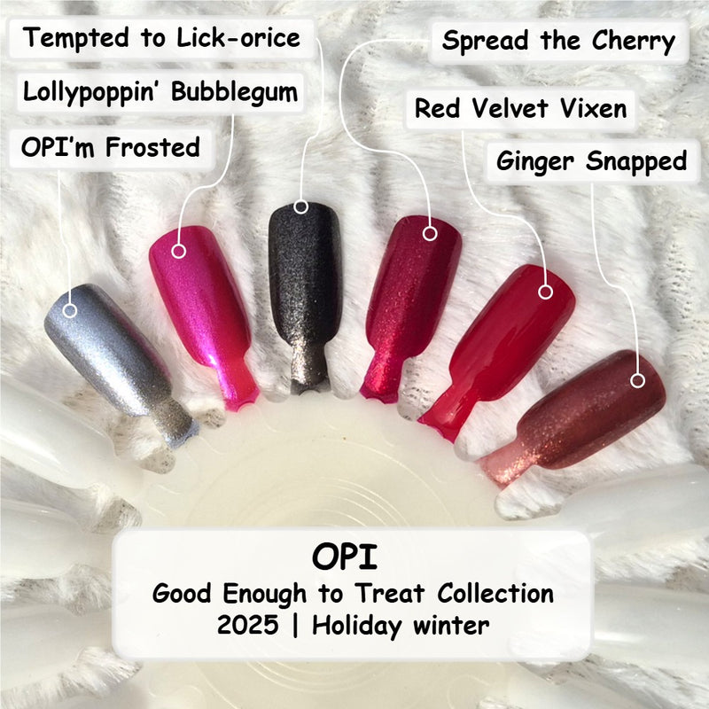 OPI GelColor Holiday 2025 Kit 1 – Good Enough to Treat OPI Gelcolor