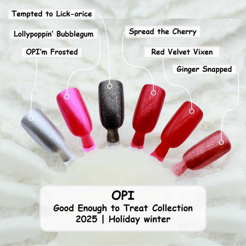 OPI GelColor Holiday 2025 Kit 1 – Good Enough to Treat OPI Gelcolor