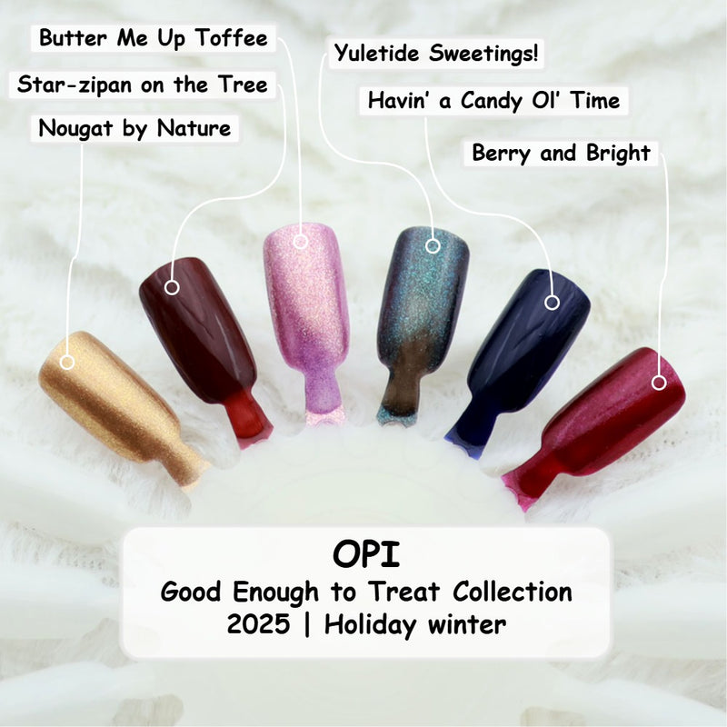 OPI GelColor Holiday 2025 Kit 2 – Good Enough to Treat OPI Gelcolor