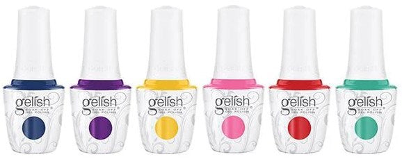 Gelish Let’s Roll Collection Summer 2025 | 6-Piece Soak-Off Gel Polish Set Universalus Gelish
