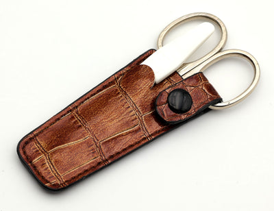 KIEPE Manicure Set – Leather Case with Nickel-Plated Tools Universalus Kiepe Light brown