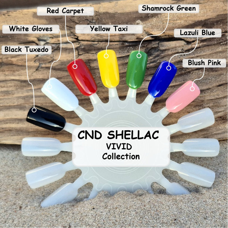 Blush Pink * CND Shellac VIVID Universalus CND Shellac VIVID