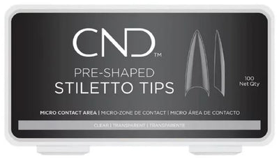 CND Pre-Shaped Stiletto Tipsai