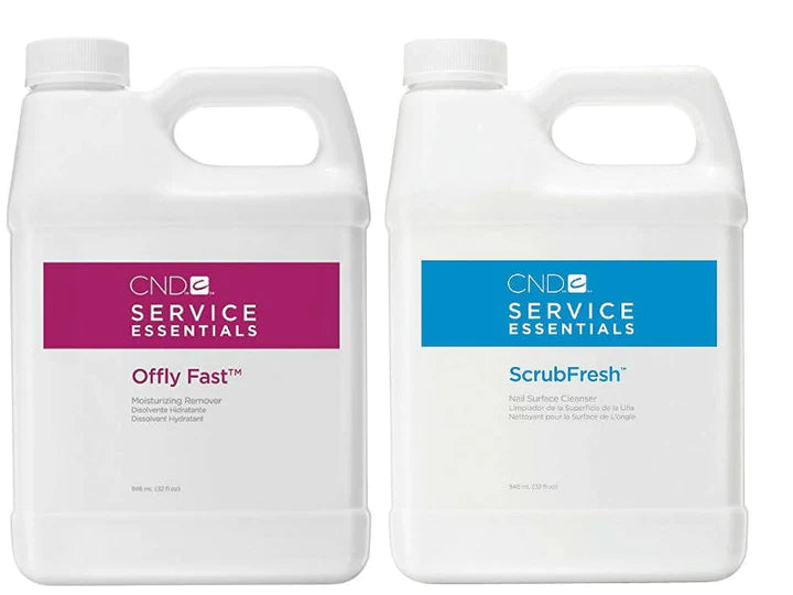 CND Scrubfresh + Offly Fast Remover Rinkinys